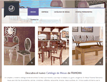 Tablet Screenshot of fabricademesasfranema.com